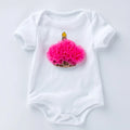 1st Birthday Party Baby Girl Romper For Toddler light pink by Baby Minaj Cruz