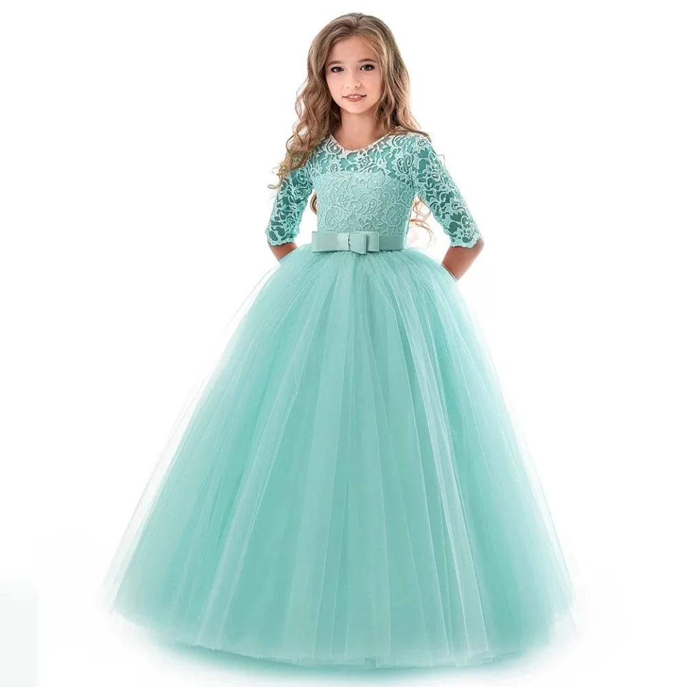 Evening Party Elegant 1st birthday dress for baby girl by Baby Minaj Cruz