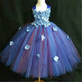 Fluffy party Formal Princess Tutu Dress blue by Baby Minaj Cruz