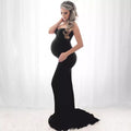 Stretchy Maternity Photography Off-shoulder Dresses by Baby Minaj Cruz