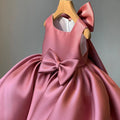 Big Bow Princess Tutu Dress For Summer dark pink by Baby Minaj Cruz