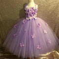 Fluffy party Formal Princess Tutu Dress purple by Baby Minaj Cruz