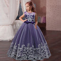 Lace Flower Dress Flower Girl Dress purple by Baby Minaj Cruz
