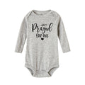 Twins Baby Bodysuits Long Sleeve Jumpsuits Outfit gray by Baby Minaj Cruz