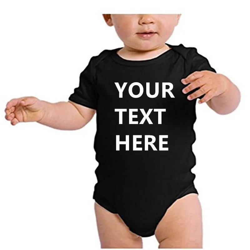 Unisex Custom Newborn Onesie Short Sleeve Infant Dress by Baby Minaj Cruz