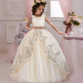 Lace Flower Dress Flower Girl Dress ivory by Baby Minaj Cruz