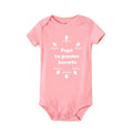 Papa Tu Es Le Meilleur Unisex Baby Romper by Baby Minaj Cruz