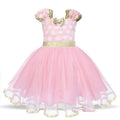 Mini Mouse Baby Girl Dress 2-6 Years Baby Christmas Dress Above Knee Short sleeves Light pink by Baby Minaj Cruz
