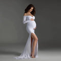 Maxi Gown Maternity Dresses For Photoshoot by Baby Minaj Cruz