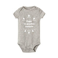 Papa Tu Es Le Meilleur Unisex Baby Romper light grey by Baby Minaj Cruz