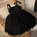 Baby Girl Tulle Dress Fluffy Champagne Sleeveless Lace Gown by Baby Minaj Cruz