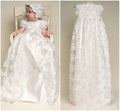Infant Lace Baptism Dresses Baby Girl Gown Set Ivory US by Baby Minaj Cruz