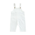 Infant Baby Uni-sex Corduroy Romper Summer Sleeveless Dress WHITE by Baby Minaj Cruz