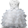 Lace Sleeveless Flower Girl Dress For Girls White by Baby Minaj Cruz