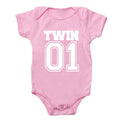 Newborn Twins Clothes For Summer Pink by Baby Minaj Cruz