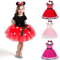 Mini Mouse Baby Girl Dress 2-6 Years Baby Christmas Dress Above Knee Short sleeves by Baby Minaj Cruz