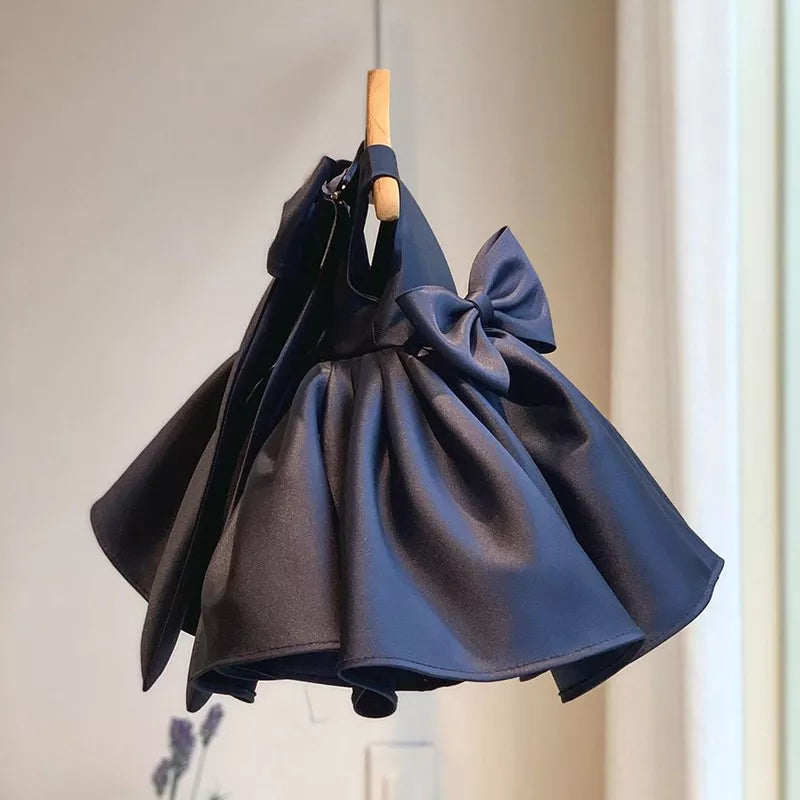 Big Bow Princess Tutu Dress For Summer dark blue by Baby Minaj Cruz