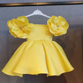 1st Birthday Tutu Dress For Toddler yellow by Baby Minaj Cruz