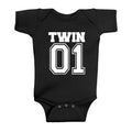 Newborn Twins Clothes For Summer Black by Baby Minaj Cruz