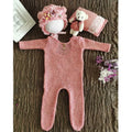 4 Pcs/Set best newborn photography props Baby Romper Pink by Baby Minaj Cruz