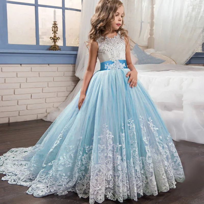 Evening Party Elegant 1st birthday dress for baby girl by Baby Minaj Cruz