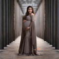 Maternity Bodycon Maxi Dress by Baby Minaj Cruz