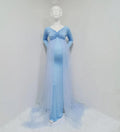 Long Tulle Maternity Photography Dress SKY by Baby Minaj Cruz