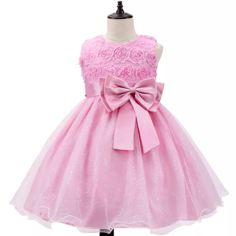 Toddler Tulle Flower Girl Dresses light Pink by Baby Minaj Cruz