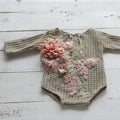 Twins Lace Flower Romper For Girls by Baby Minaj Cruz