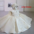 White Mini Dress For Baptism Girl 3M-4Years white by Baby Minaj Cruz