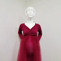 Long Tulle Maternity Photography Dress by Baby Minaj Cruz