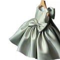 Big Bow Princess Tutu Dress For Summer green by Baby Minaj Cruz