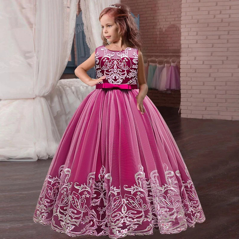 Lace Flower Dress Flower Girl Dress by Baby Minaj Cruz