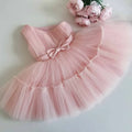 Elegant Baby Girls Pink Tutu Prom Dress For Party Pink by Baby Minaj Cruz