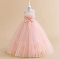 Summer Toddler Tulle Sleeveless Bridesmaid Dresses pink by Baby Minaj Cruz