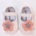 Cute Flower First Walking Shoes For Baby Girl WHITE by Baby Minaj Cruz
