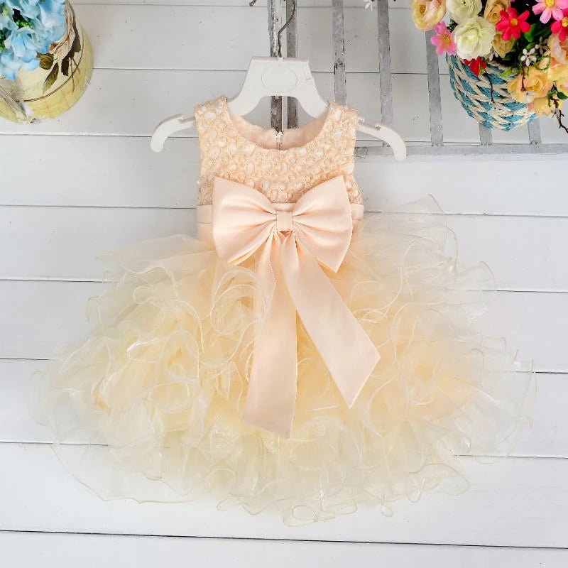 Beaded Party Baby Wedding Dresses by Baby Minaj Cruz