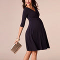 Summer Cotton Maternity Summer Dresses black by Baby Minaj Cruz