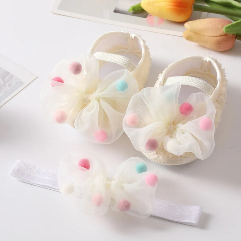 Newborn Cute Baby Infant Shoes WHITE by Baby Minaj Cruz