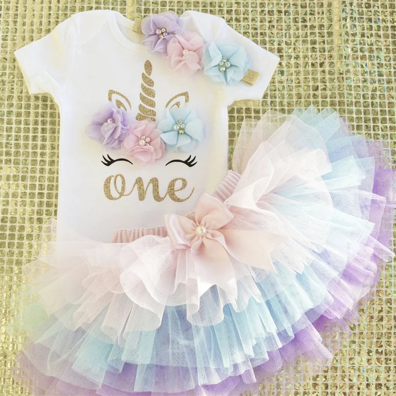 New Born Tutu 1st Birthday Dress For Baby Girl purple and white by Baby Minaj Cruz