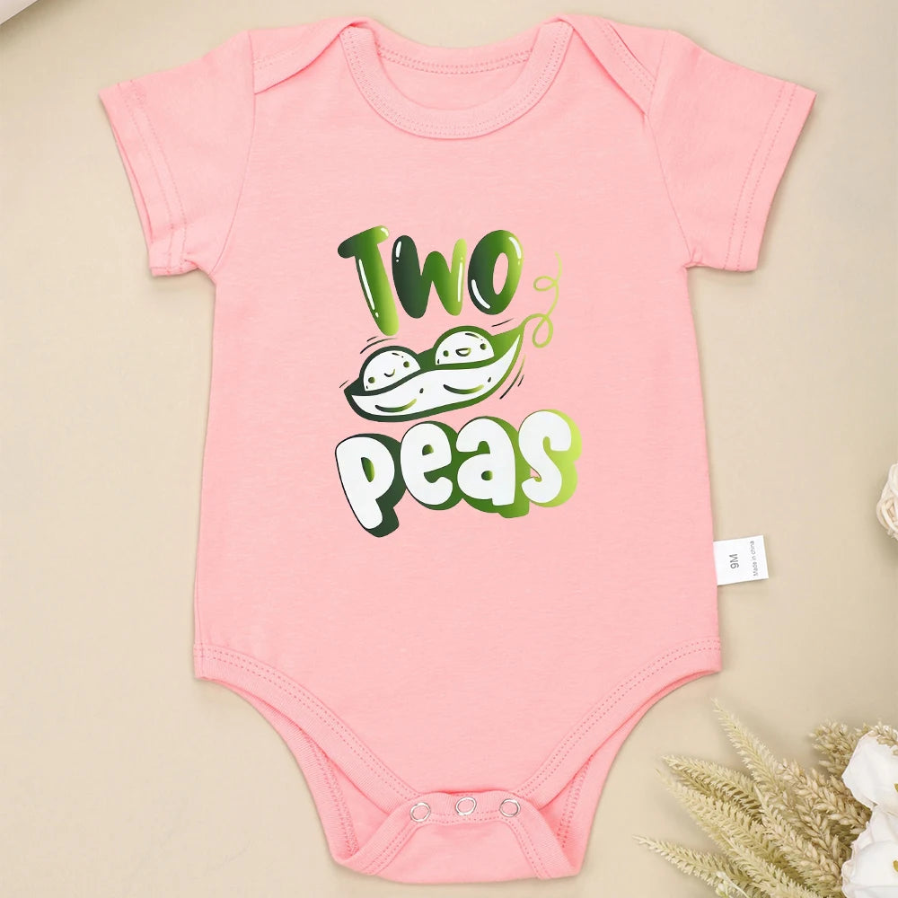 Twin White Newborn Bodysuit Toddler Outfits Pink by Baby Minaj Cruz