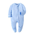 Unisex Baby Long Sleeve Bodysuit For Toddler blue by Baby Minaj Cruz