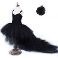 Toddler Black Tutu Dress with Tulle Skirt by Baby Minaj Cruz