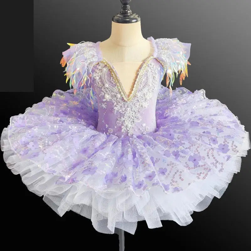 Professional Girls Ballet Skirt Birthday Princess Dress by Baby Minaj Cruz