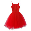 Baby Girl Tutu Dress Party Sleeveless Sundress For Princess Red by Baby Minaj Cruz