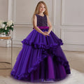 Elegant Sleeveless Bridesmaid Princess Dress purple by Baby Minaj Cruz