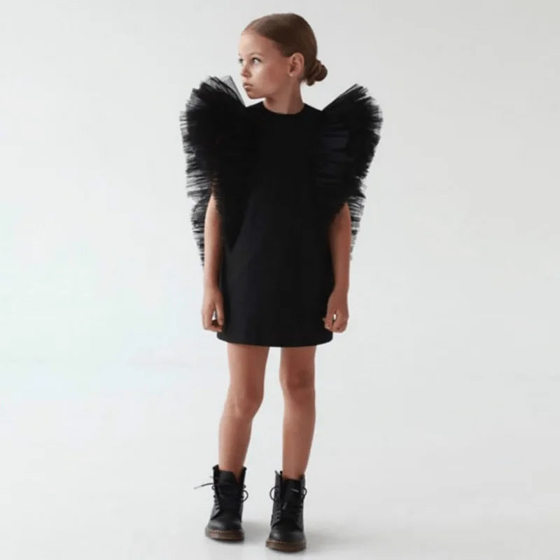 Fashion Toddler Wedding Guest Dress black CHINA by Baby Minaj Cruz