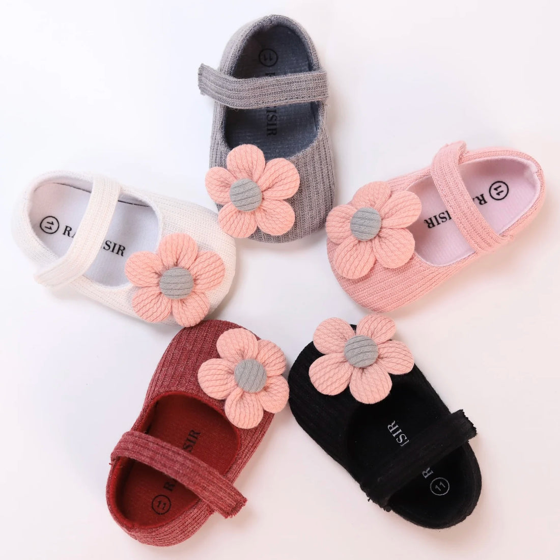 Cute Flower First Walking Shoes For Baby Girl by Baby Minaj Cruz