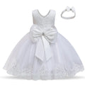 Elegant Baby Girls Pink Tutu Prom Dress For Party white by Baby Minaj Cruz
