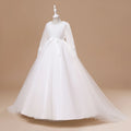 Formal White Bridesmaid Dresses With Lace by Baby Minaj Cruz
